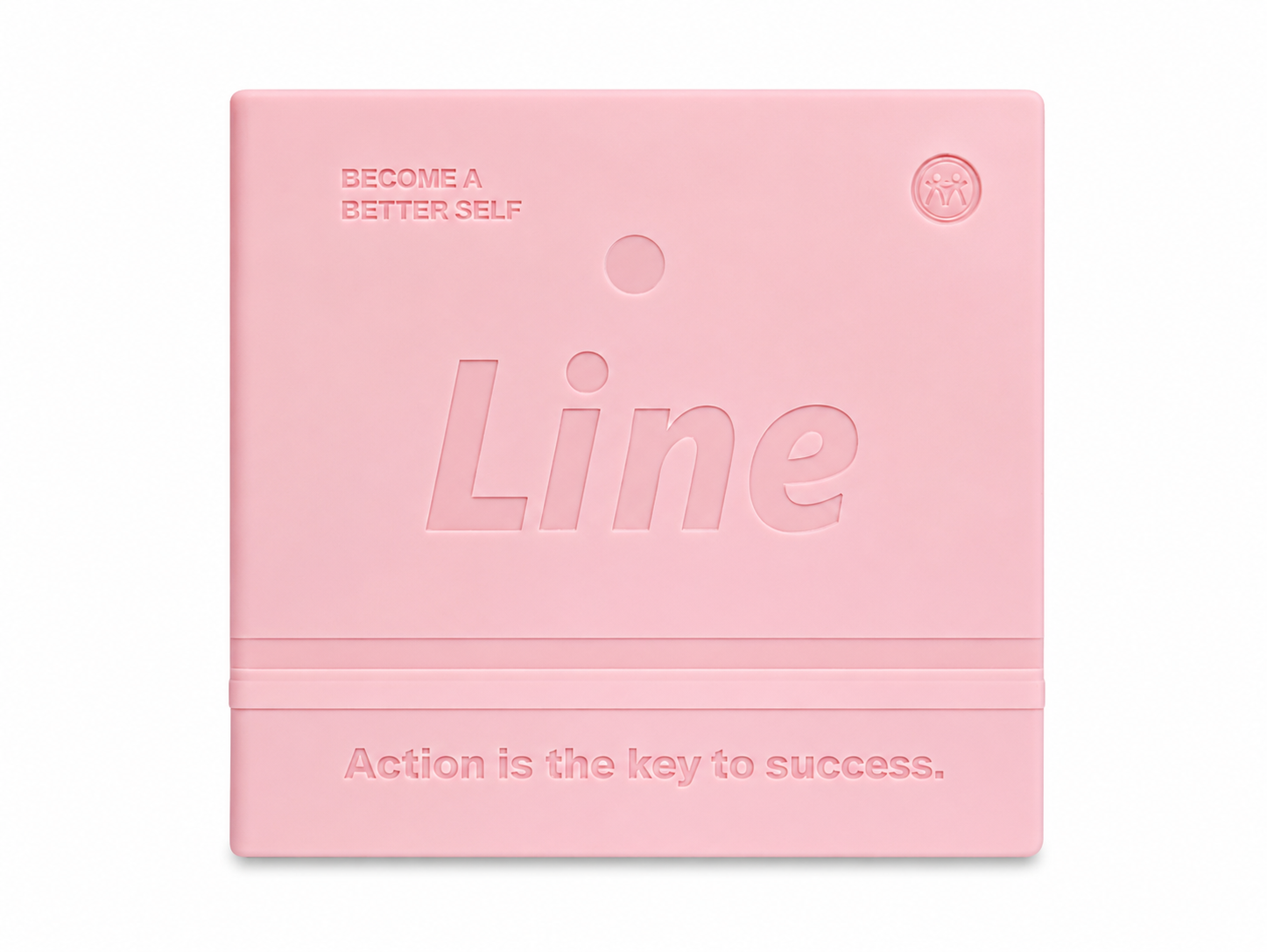 Mini Caderno / Caderneta Line – Capa Dura 10 x 10 cm
