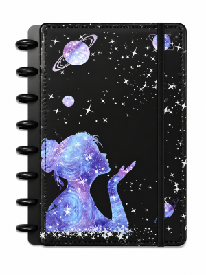 Caderno de Discos Universo Estelar – Capa Dura com Elástico