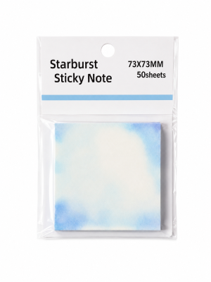 Bloco Adesivo Sticky Note 73x73 mm – 50 Folhas Degradê Azul