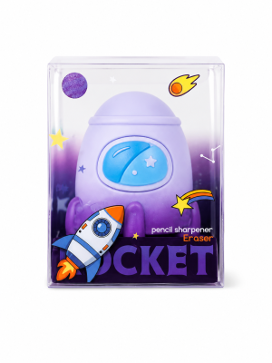 Apontador Foguete Espacial com 2 Furos