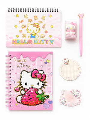 Kit Papelaria Hello Kitty