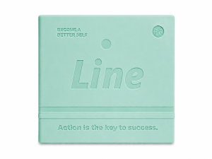 Mini Caderno / Caderneta Line – Capa Dura 10 x 10 cm