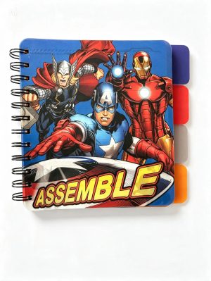 Caderno Espiral Vingadores com Divisórias
